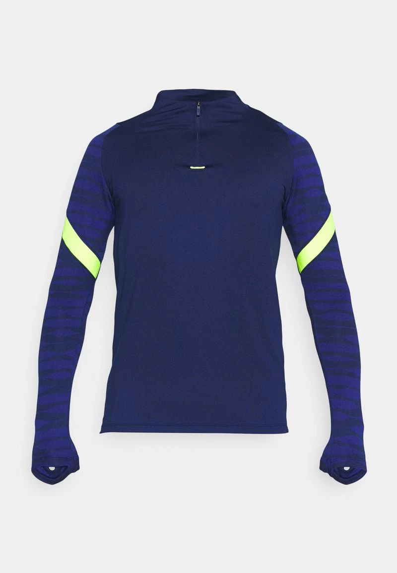 Nike Performance STRIKE DRIL - Langarmshirt - Blue Void/deep Royal Blue/volt | Herren 4 Nike Performance STRIKE DRIL - Langarmshirt - Blue Void/deep Royal Blue/volt | Herren – Bild 4