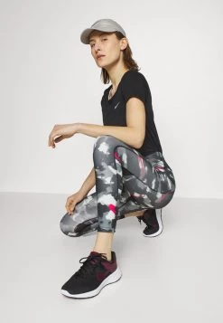 Nike Performance Damen FAST - Tights - Photon Dust/black/silver -Angebote Nike Store 56a3da04d070419fb27284e48a77f090