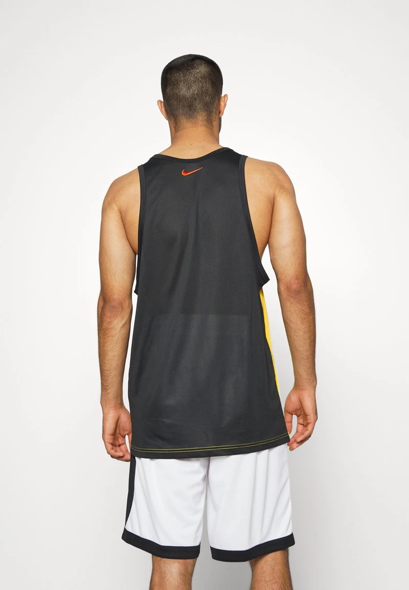 Nike Performance Herren STARTING FIVE - Sport T-shirt - Vivid Sulfur/black/black/rush Orange 3 Nike Performance Herren STARTING FIVE - Sport T-shirt - Vivid Sulfur/black/black/rush Orange – Bild 3