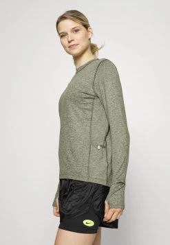 Nike Performance Damen ELEMENT CREW - Langarmshirt - Medium Olive -Angebote Nike Store 56d846c768c34432bb0faa791a075a19