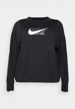 Nike Performance Damen MIDLAYER - Sweatshirt - Black/smoke Grey/sail -Angebote Nike Store 56f50dab658445ac909611e96bf315bd