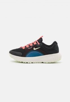 Nike Performance Damen REACT ESCAPE - Laufschuh Neutral - Black/magic Ember/brigade Blue/lime Ice