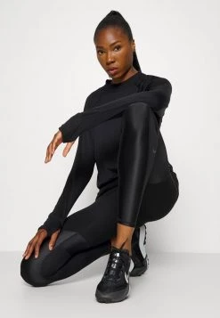 Nike Performance Damen RUN EPIC LUX - Tights - Black/atomic Orange -Angebote Nike Store 577cb73e8e9c4337855e1e94b8f63038