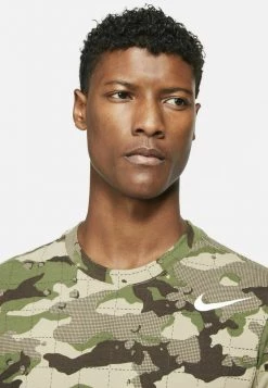 Nike Performance Herren DRI-FIT TRAINING - T-Shirt Print - Khaki -Angebote Nike Store 5786b026afe64fb3b6e63bd127405757