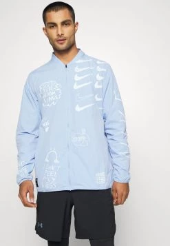 Nike Performance Herren RUN - Laufjacke - Aluminum/silver