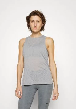 Nike Performance Damen Sport T-shirt - Particle Grey/white