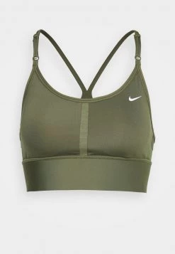 Nike Performance Damen INDY BRA - Sport-BH Mit Mittlerer Stützkraft - Medium Olive/white -Angebote Nike Store 583fb88f3e4f4feab4303b4987a5aa85