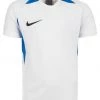 Nike Performance Kinder STRIKER - T-Shirt Print - White / Royal Blue / Black