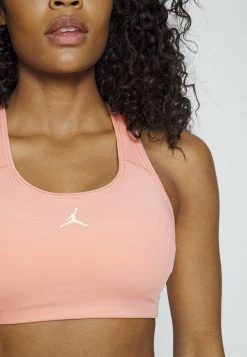Nike Performance Damen JUMPMAN BRA - Sport-BH Mit Starker Stützkraft - Crimson Bliss Citron Tint -Angebote Nike Store 58c37d5ce515466f8f8555fffe5d63c3