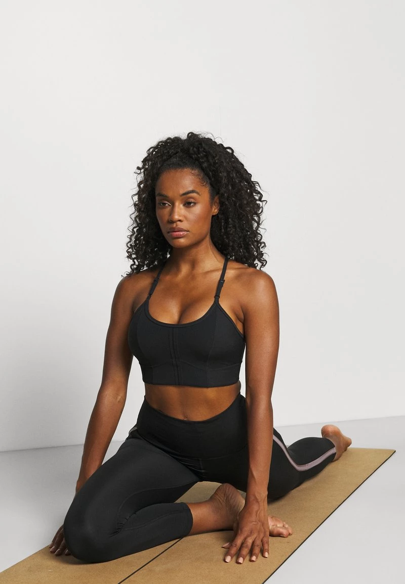 Nike Performance Damen INDY BRA - Sport-BH Mit Leichter Stützkraft - Black/dark Smoke Grey 4 Nike Performance Damen INDY BRA - Sport-BH Mit Leichter Stützkraft - Black/dark Smoke Grey – Bild 4