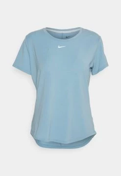 Nike Performance Damen ONE LUXE - T-Shirt Basic - Worn Blue/reflective Silver -Angebote Nike Store 59a79c8baf084ce7898fe9315c668408