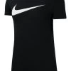 Nike Performance Damen T-Shirt Print - Schwarzweiss