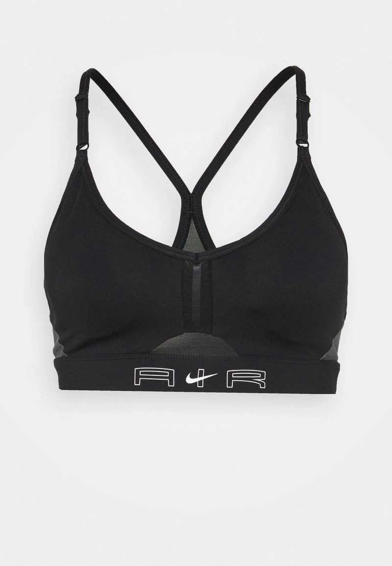 Nike Performance Damen AIR INDY CUTOUTBRA - Sport-BH Mit Leichter Stützkraft - Black/iron Grey/white 4 Nike Performance Damen AIR INDY CUTOUTBRA - Sport-BH Mit Leichter Stützkraft - Black/iron Grey/white – Bild 4