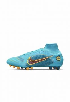 Nike Performance Unisex MERCURIAL 8 ELITE AG KUNSTGRAS - Fußballschuh Nocken - Chlorine Blue Marina Laser Orange