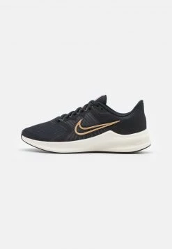 Nike Performance Damen DOWNSHIFTER 11 - Laufschuh Stabilität - Black/sail/dark Smoke Grey/metallic Copper Coin