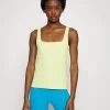 Nike Performance Damen THE YOGA LUXE TANK - Top - Gelb