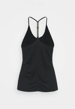 Nike Performance Damen FEMME ELASTIKA TANK - Top - Black/metallic Gold -Angebote Nike Store 5c2ba8aaf68143a9a673c237e26ce140