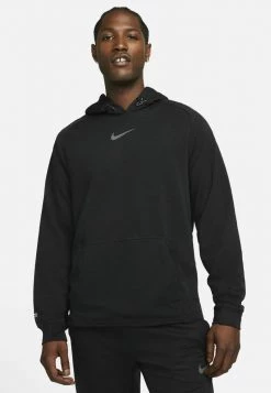 Nike Performance Kapuzenpullover - Black Black Iron Grey | Herren