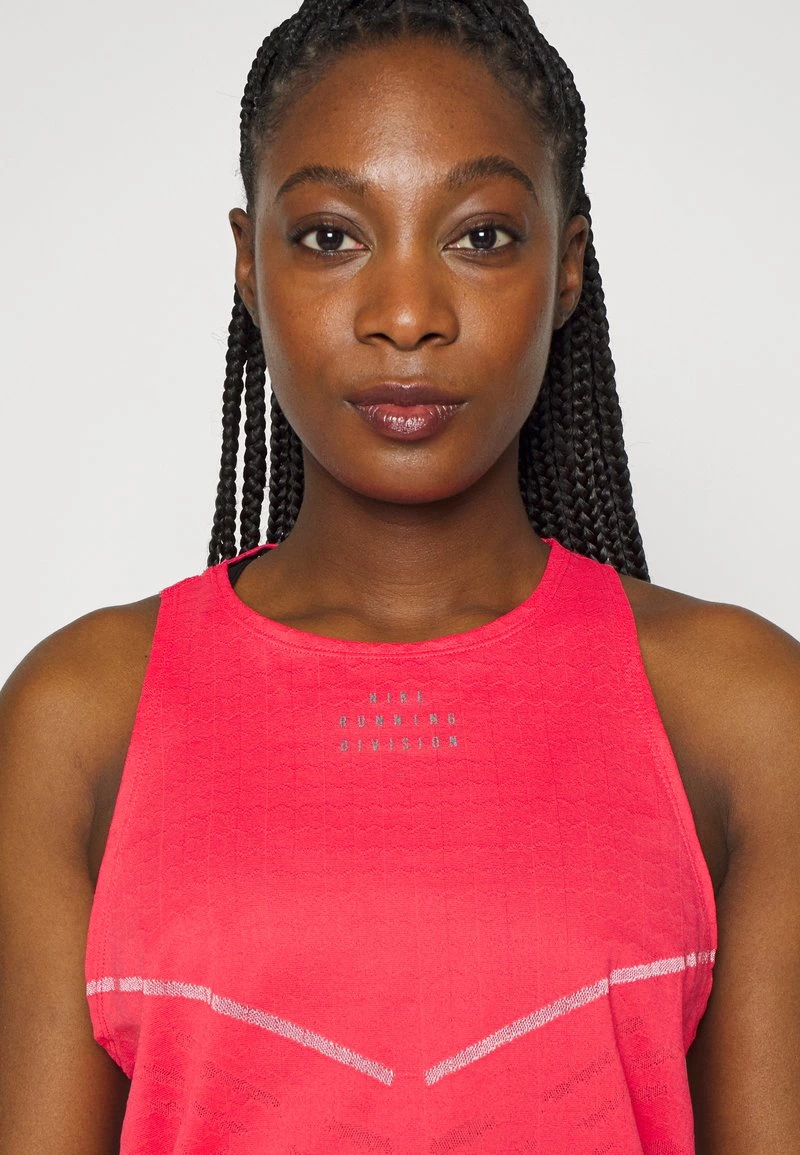 Nike Performance Damen RUN TANK - Top - Light Fusion Red/black 7 Nike Performance Damen RUN TANK - Top - Light Fusion Red/black – Bild 7