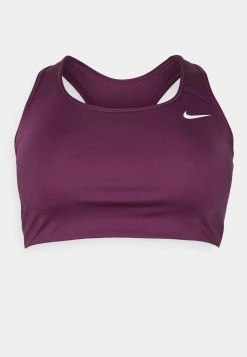 Nike Performance Damen W NK DF SWSH NON PAD PLUS - Sport-BH Mit Mittlerer Stützkraft - Sangria/white -Angebote Nike Store 5d0c272bc7b84ab5acd998aa4d747da9