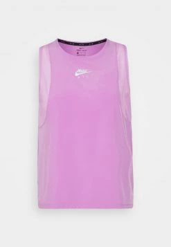 Nike Performance Damen AIR TANK - Top - Violet Shock/reflective Silver
