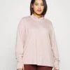 Nike Performance Damen ELEMENT - Langarmshirt - Pink Oxford/light Soft Pink/heather/silver