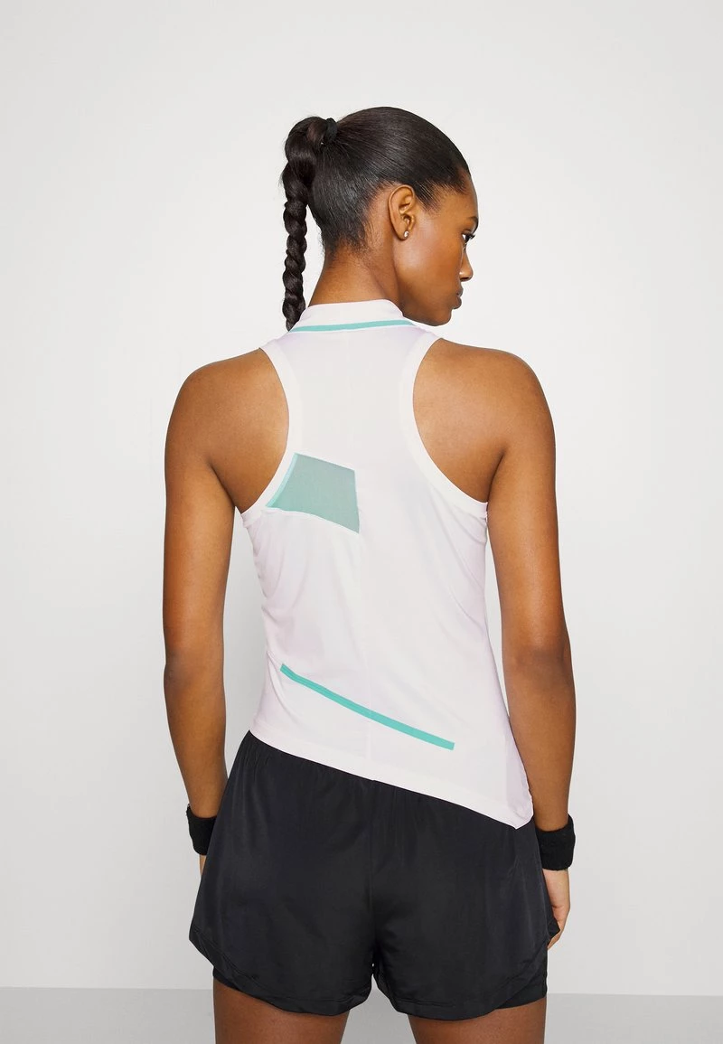 Nike Performance Damen TANK - Top - White/washed Teal/wolf Grey 3 Nike Performance Damen TANK - Top - White/washed Teal/wolf Grey – Bild 3