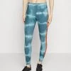 Nike Performance Damen ONE LUXE - Tights - Ash Green/rush Orange