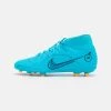 Nike Performance Herren MERCURIAL 8 CLUB FG/MG - Fußballschuh Nocken - Chlorine Blue/laser Orange