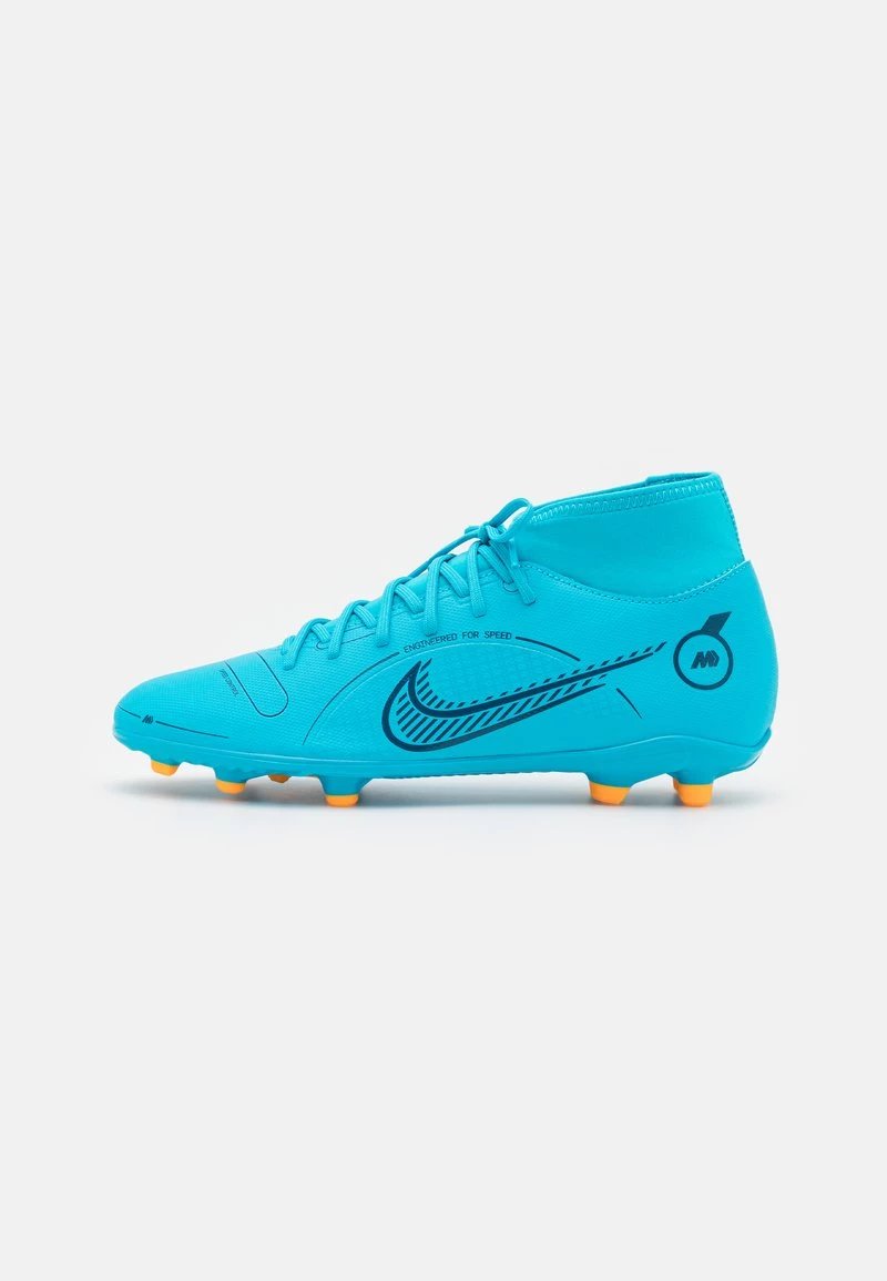 Nike Performance Herren MERCURIAL 8 CLUB FG/MG - Fußballschuh Nocken - Chlorine Blue/laser Orange 1 Nike Performance Herren MERCURIAL 8 CLUB FG/MG - Fußballschuh Nocken - Chlorine Blue/laser Orange