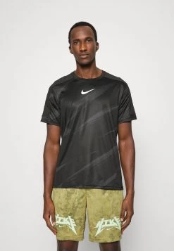 Nike Performance T-Shirt Print - Black/anthracite/white | Herren