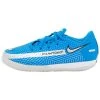 Nike Performance JR PHANTOM GT ACADEMY IC UNISEX - Fußballschuh Halle - Photo Blue/metallic Silver/rage Green