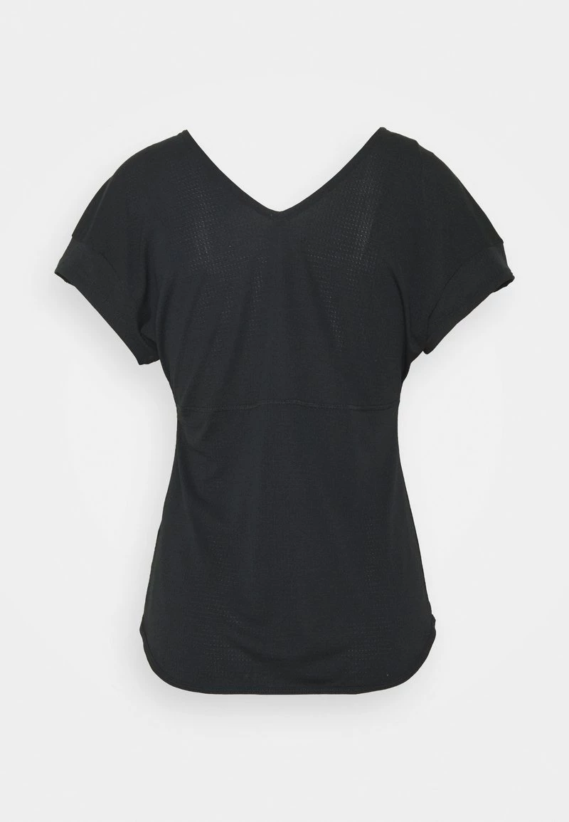 Nike Performance BREATHE COOL - T-Shirt Print - Black/silver | Damen 2 Nike Performance BREATHE COOL - T-Shirt Print - Black/silver | Damen – Bild 2