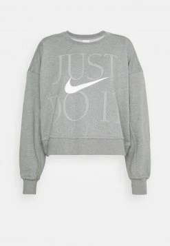 Nike Performance Damen GET FIT - Sweatshirt - Carbon Heather/white -Angebote Nike Store 5f9faad887454d2d929349dbb37b968b