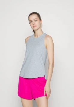 Nike Performance Damen ONE LUXE - Top - Particle Grey/heather/silver