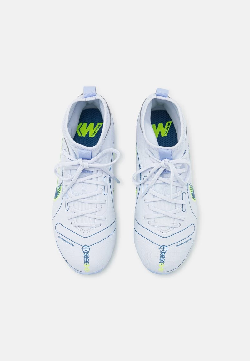 Nike Performance MERCURIAL JR 8 ACADEMY FG/MG UNISEX - Fußballschuh Nocken - Football Grey/blackened Blue 4 Nike Performance MERCURIAL JR 8 ACADEMY FG/MG UNISEX - Fußballschuh Nocken - Football Grey/blackened Blue – Bild 4