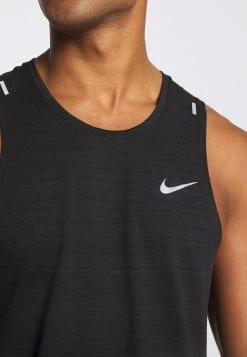 Nike Performance Herren MILER TANK - Top - Black/silver -Angebote Nike Store 613d6472789b43449f19288b1b8e9d5d