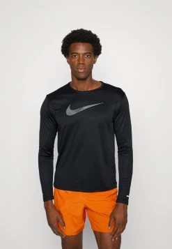 Nike Performance Herren MILER - Langarmshirt - Black