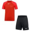 Nike Performance SET UNISEX - Kurze Sporthose - Red/black