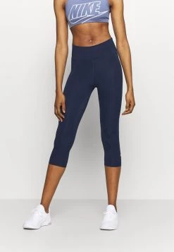 Nike Performance Damen TIGHTS ONE CAPRI - 3/4 Sporthose - Obsidian/white