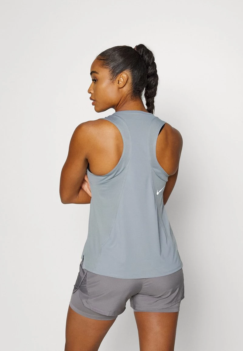 Nike Performance Damen RACE SINGLET - Top - Particle Grey/silver 3 Nike Performance Damen RACE SINGLET - Top - Particle Grey/silver – Bild 3