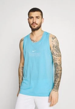Nike Performance Herren FC BARCELONA TANK KNIT - Vereinsmannschaften - Lagoon Pulse/white