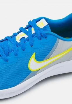 Nike Performance STAR RUNNER 3 UNISEX - Laufschuh Neutral - Grey Fog/white/photo Blue/atomic Green -Angebote Nike Store 6338606b7724434bb43c47dbe61cd2c0