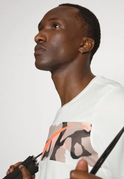 Nike Performance Herren TOP - Sport T-shirt - Sail/bright Mango -Angebote Nike Store 6360a68e67ef4c839408b5be108f70fd