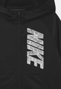 Nike Performance THERMA HOODIE - Trainingsjacke - Black/white | Kinder -Angebote Nike Store 637a605bf62f49b2ab90222d7a1a14ef