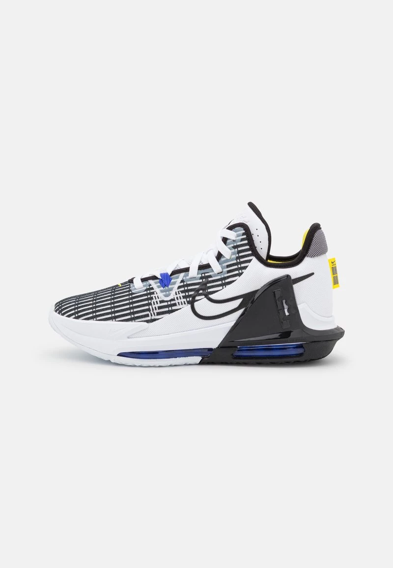 Nike Performance LEBRON WITNESS VI - Basketballschuh - White/black/persian Violet/yellow Strike | Herren 1 Nike Performance LEBRON WITNESS VI - Basketballschuh - White/black/persian Violet/yellow Strike | Herren
