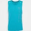 Nike Performance MILER TANK HYBRD - Top - Chlorine Blue/silver | Herren