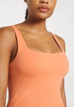 Nike Performance Damen THE YOGA LUXE TANK - Top - Healing Orange/apricot Agate -Angebote Nike Store 6456e669c75b43da9be68501675e9928