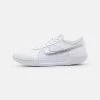 Nike Performance Damen ZOOM COURT LITE 3 - Multicourt Tennisschuh - White/metallic Silver