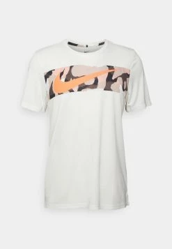 Nike Performance Herren TOP - Sport T-shirt - Sail/bright Mango -Angebote Nike Store 64ff948942c746b987cad4b848e7c913